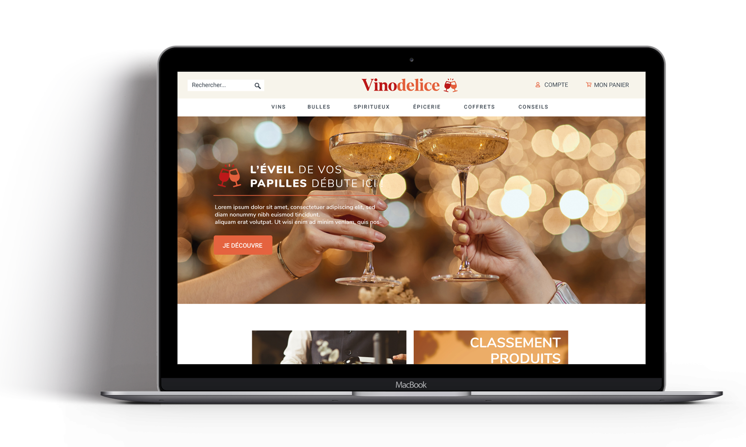 webdesign de Vinodelice